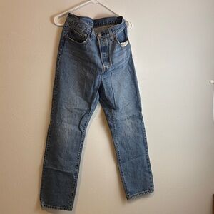 Levi's women's Straight Blue Jeans